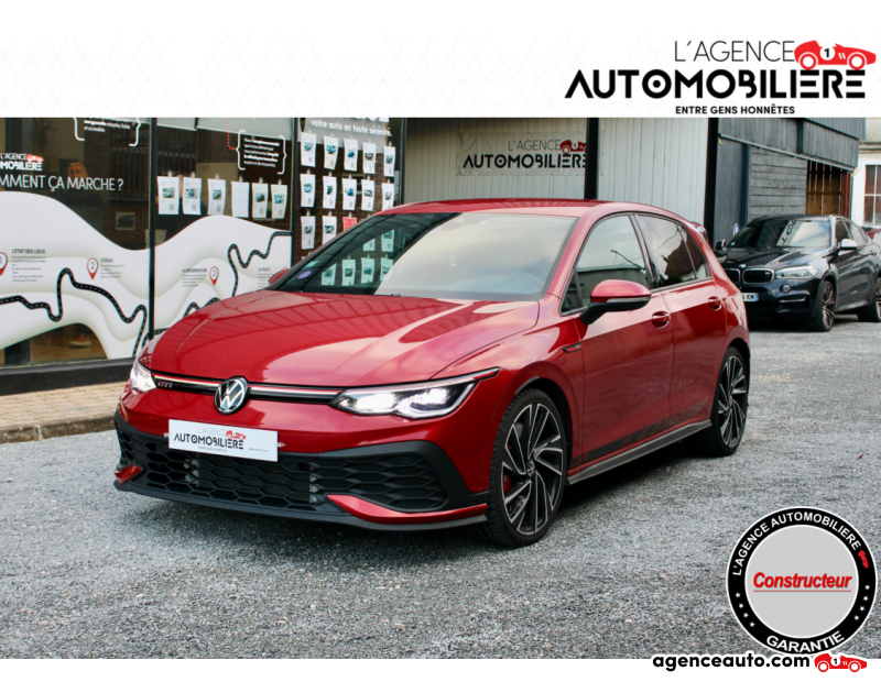 Achat voiture occasion, Auto occasion pas cher | Agence Auto Volkswagen Golf VIII GTI 2.0 TSI 300 DSG7 CLUBSPORT Rouge Année 2021 Automatique Essence